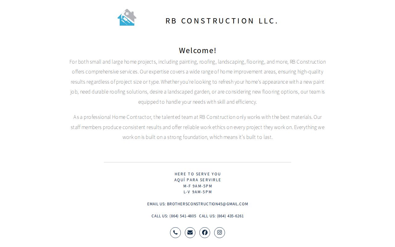 RB Construction LLC.